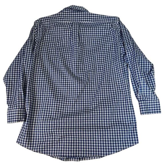 Lauren Ralph Lauren Black Label Button Up Shirt Mens 17 32/33 Slim Fit Non Iron - Picture 4 of 8